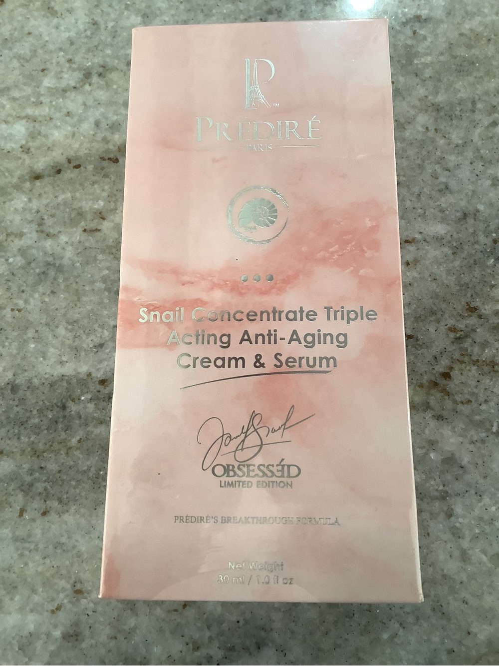 Prédiré Snail Concentrate Triple Acting Anti-Aging Cream & Serum — Pink